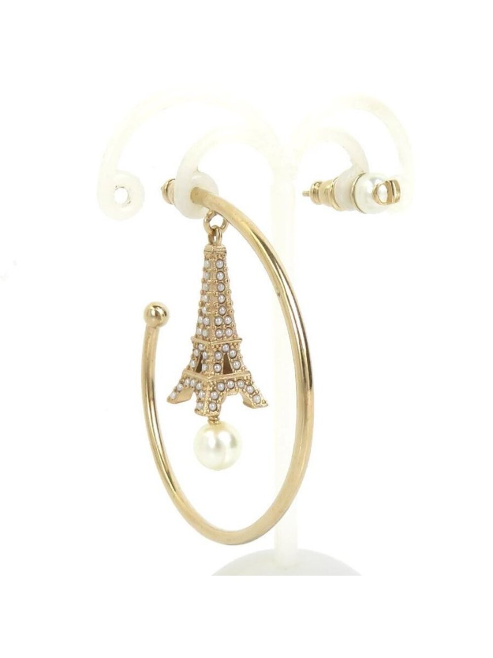 Dior Earrings Eiffel Tower